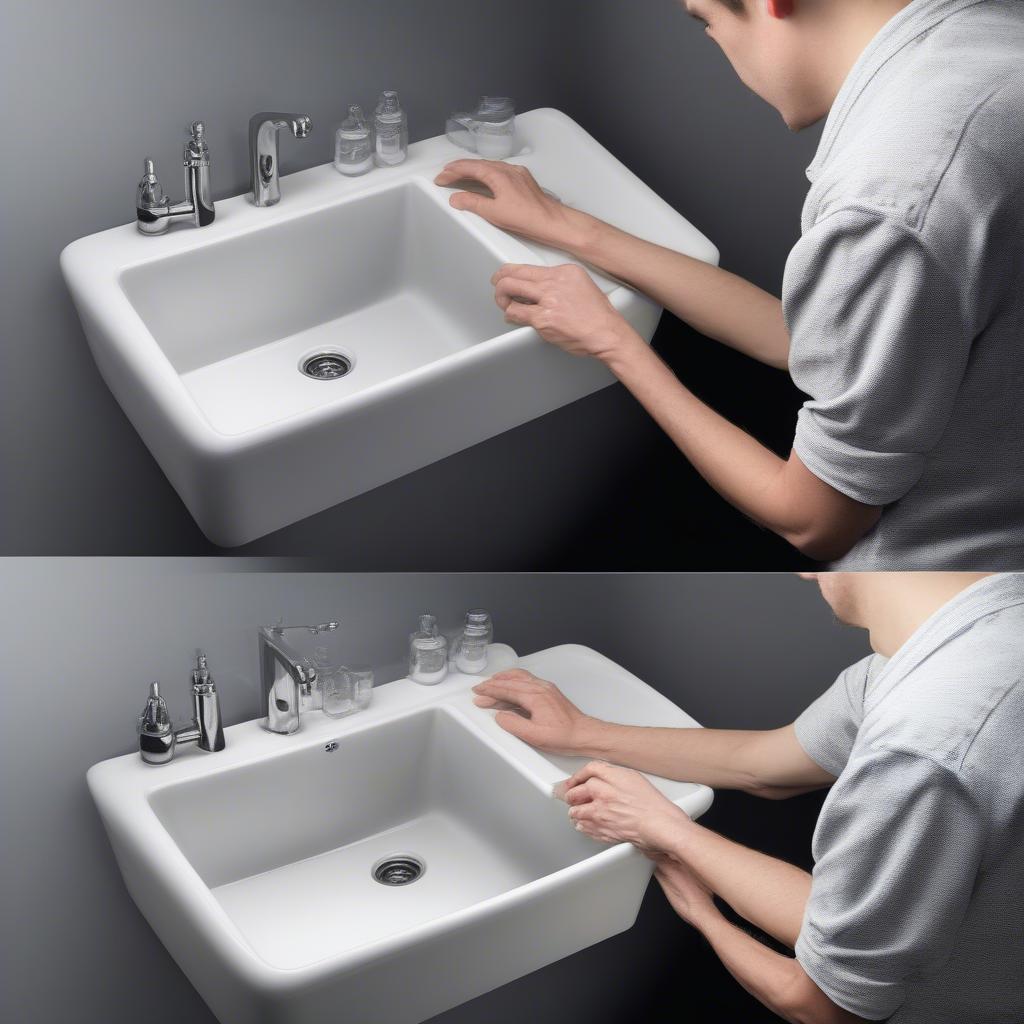 Ảnh hưởng kích thước lavabo treo tường