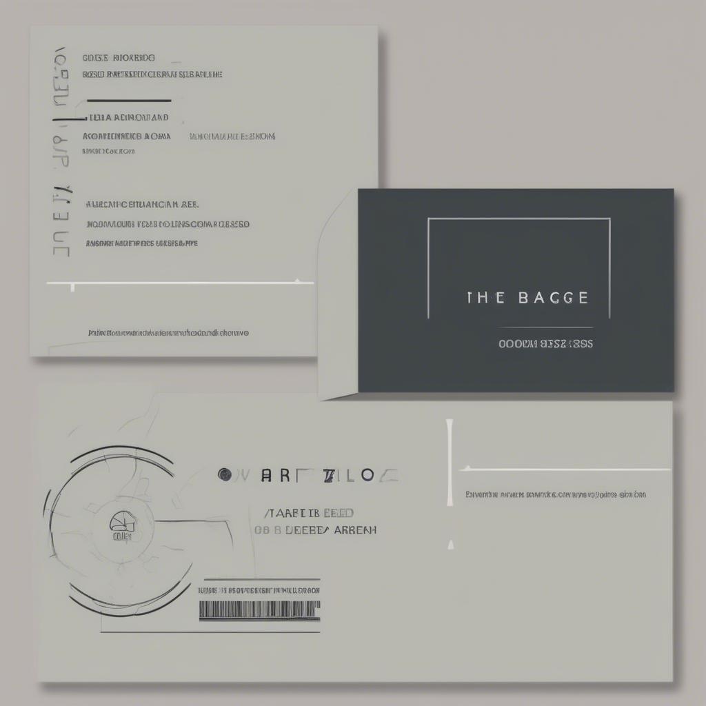 Minh họa bleed area trên card visit