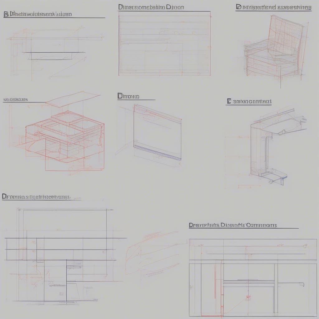 Các bước ghi kích thước chi tiết trong AutoCAD