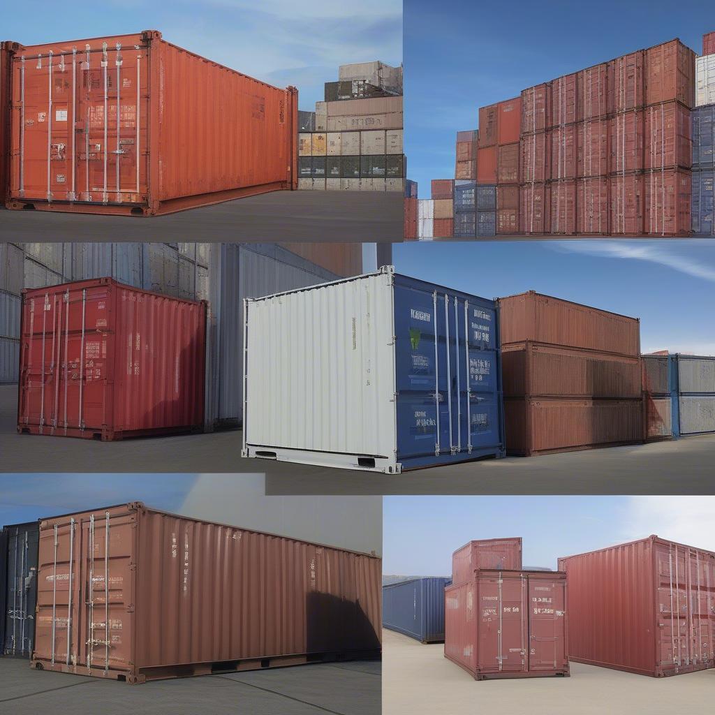 Các loại container 20 feet phổ biến