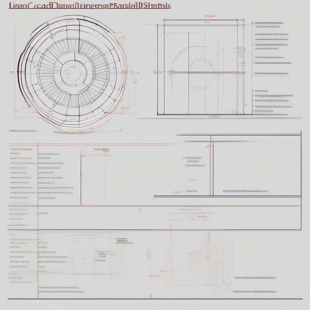 Các loại kích thước AutoCAD