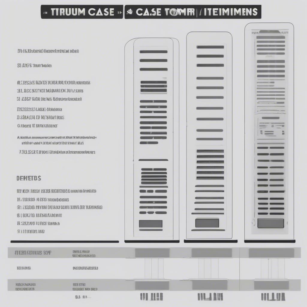 Các loại kích thước case