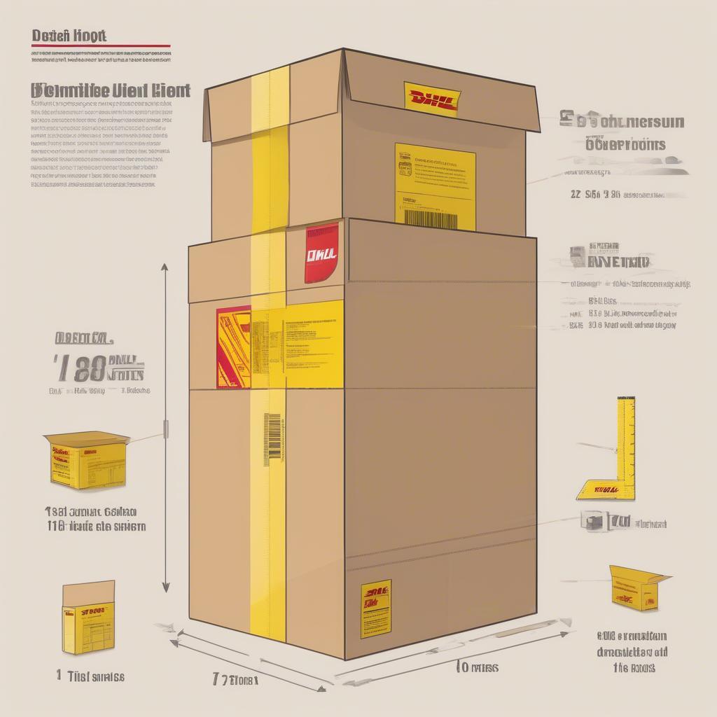Cách tính kích thước hộp DHL