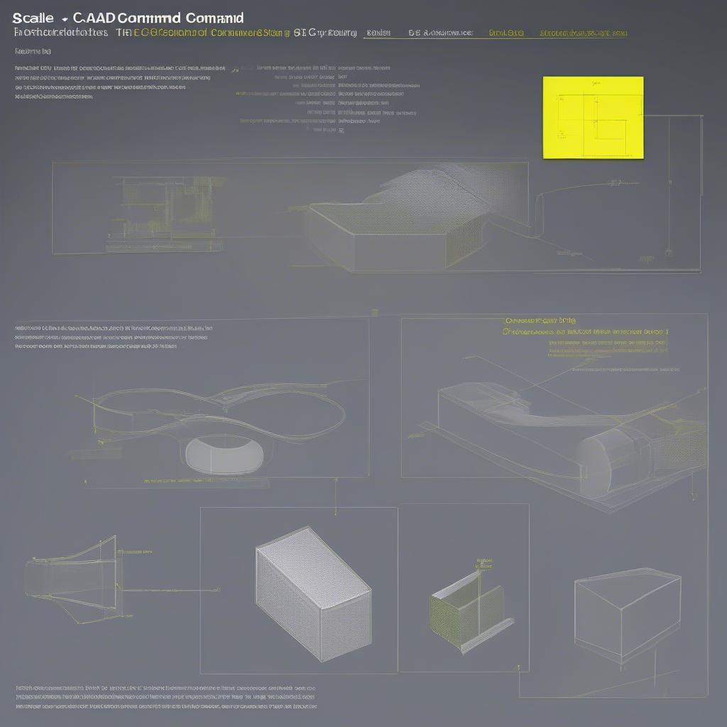 Using the Scale command in CAD