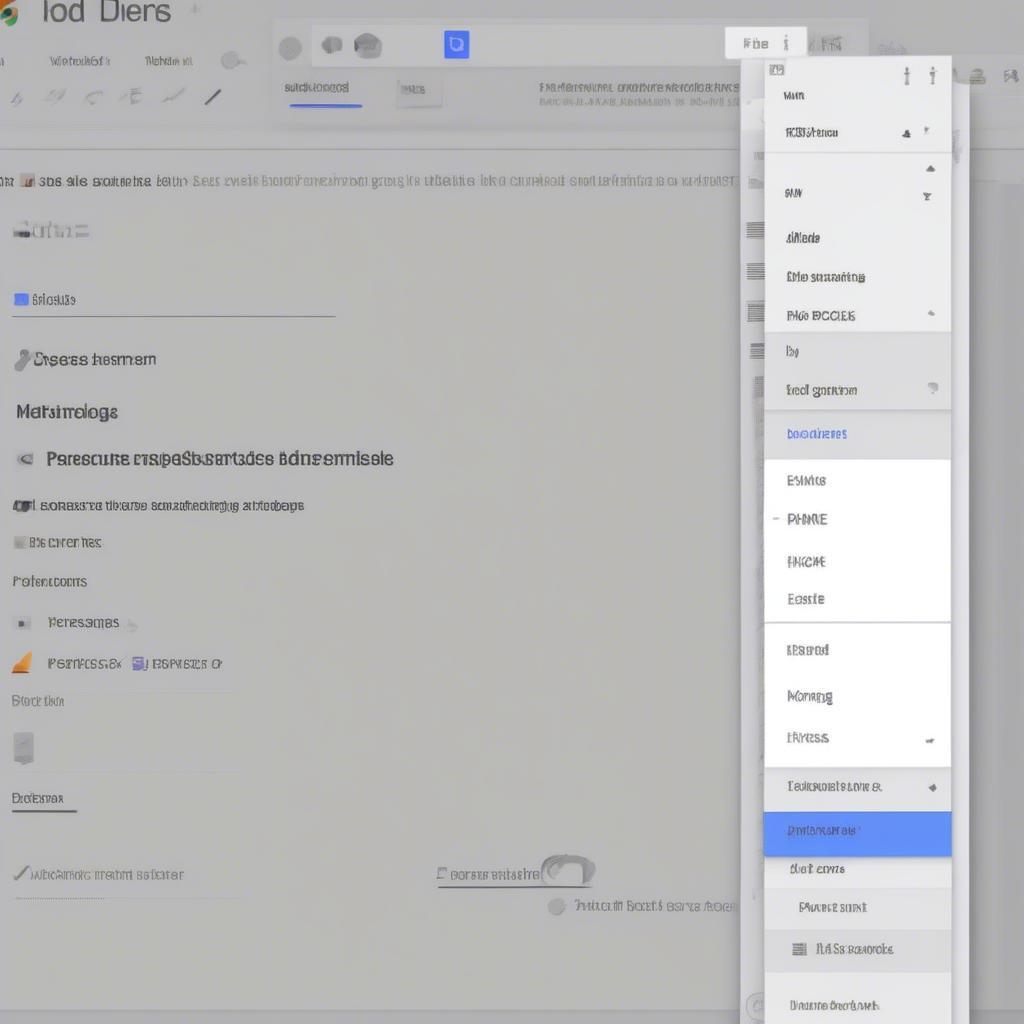 Chỉnh kích thước header trong Google Docs