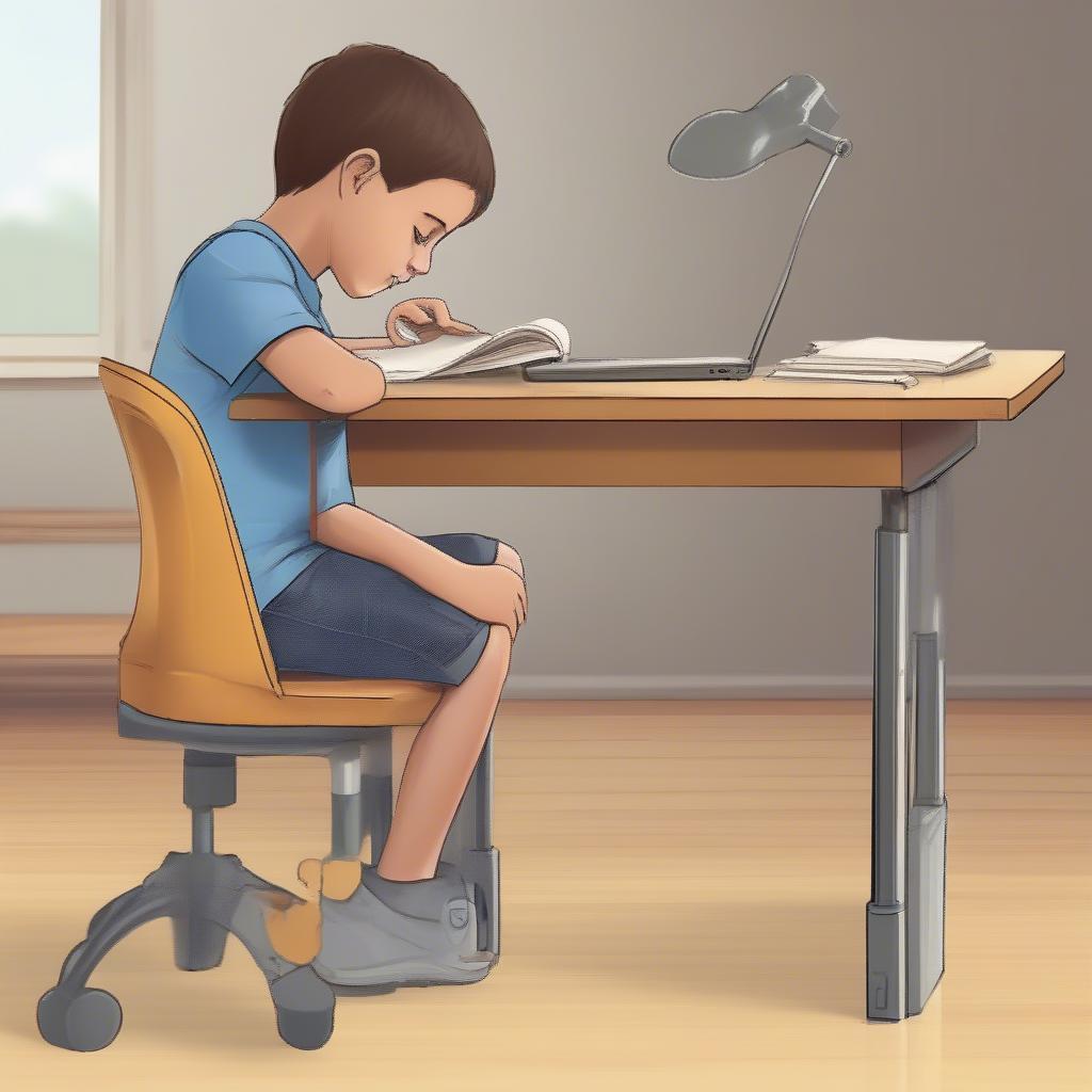 Cách chọn kích thước bàn ghế học sinh phù hợp