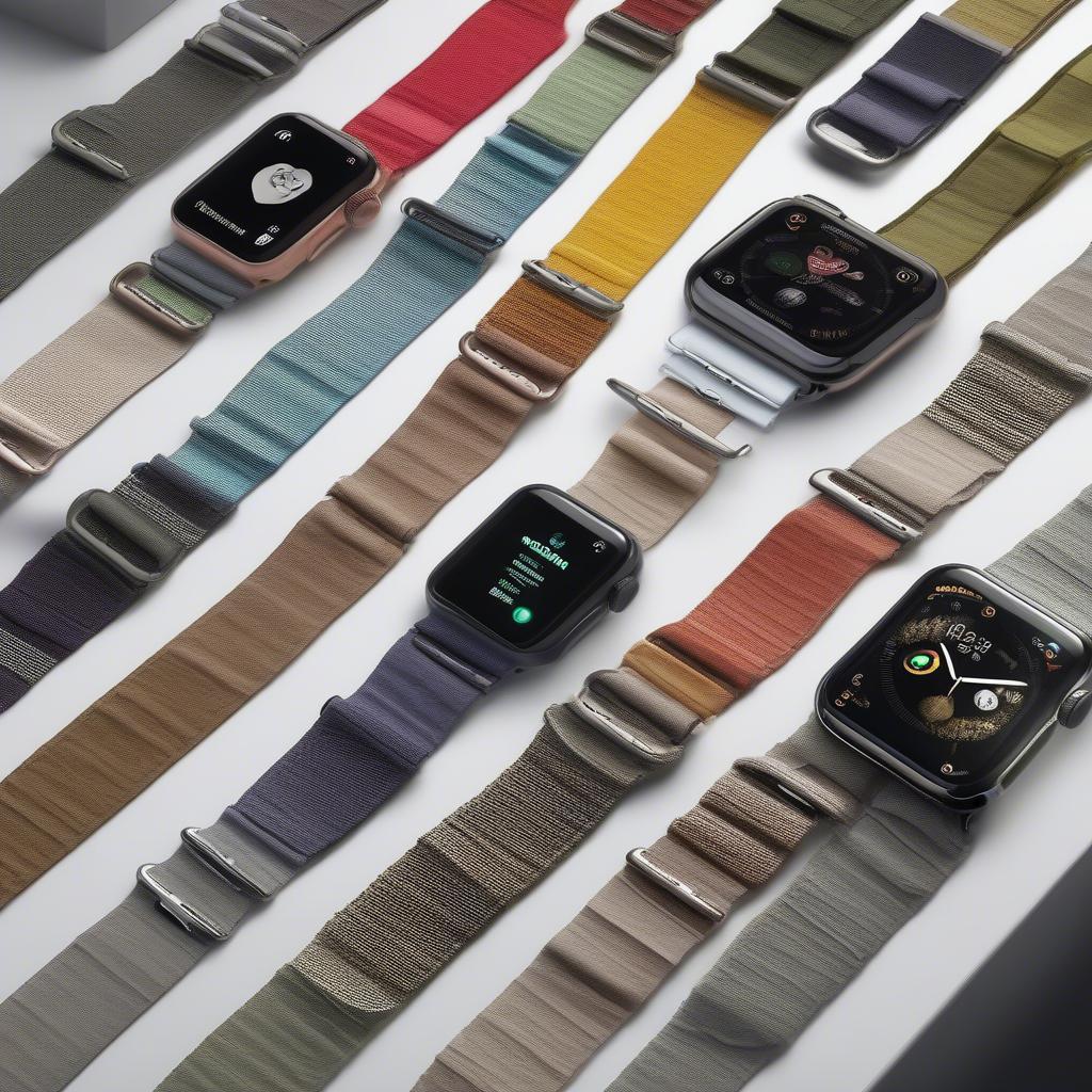 Dây đeo Apple Watch 44mm khác nhau