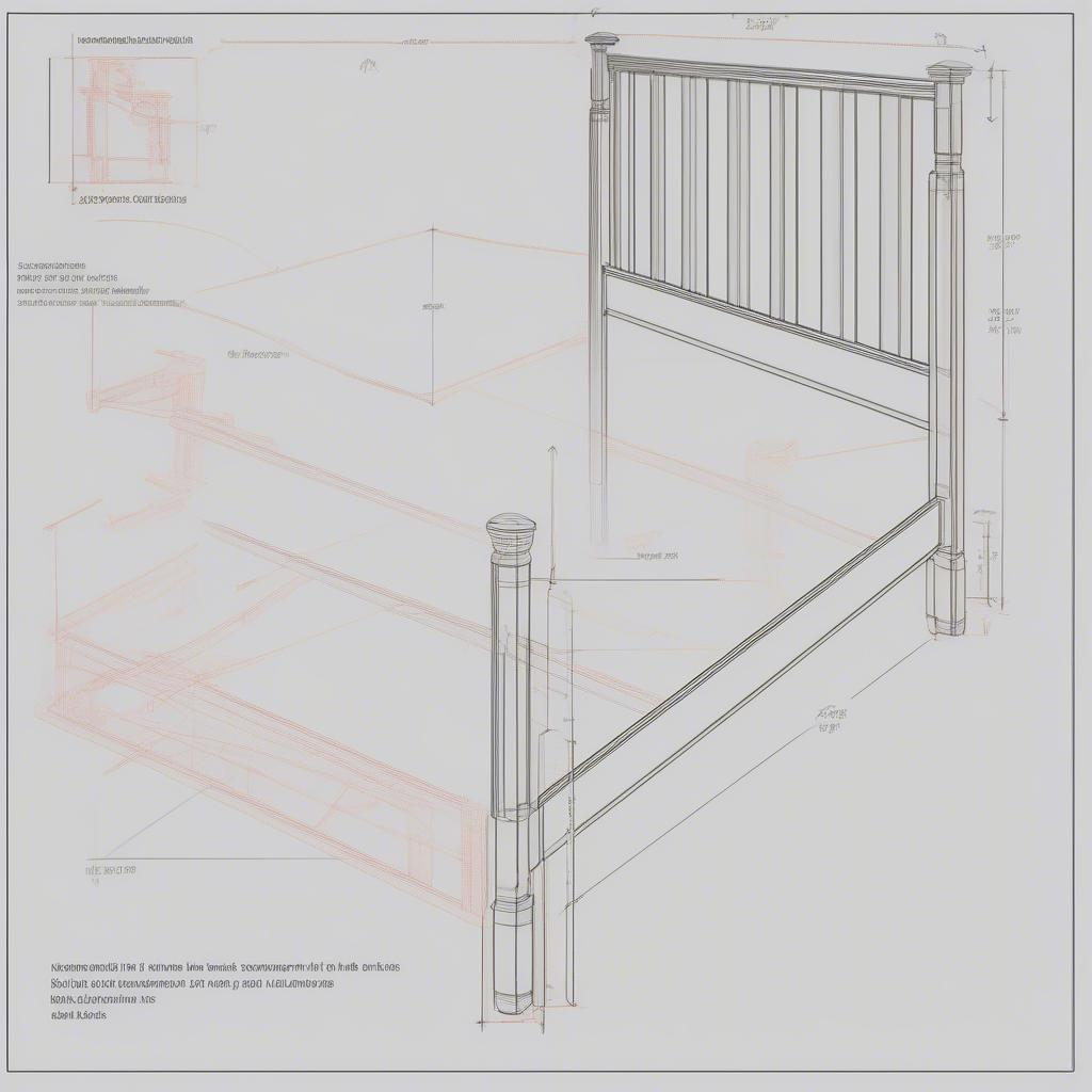 Đọc bản vẽ AutoCAD giường