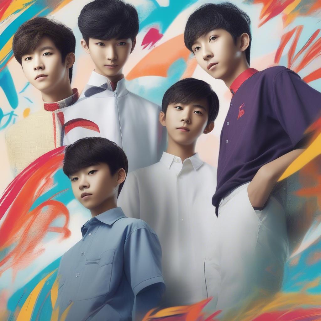 In ấn hình ảnh TFBOYS poster