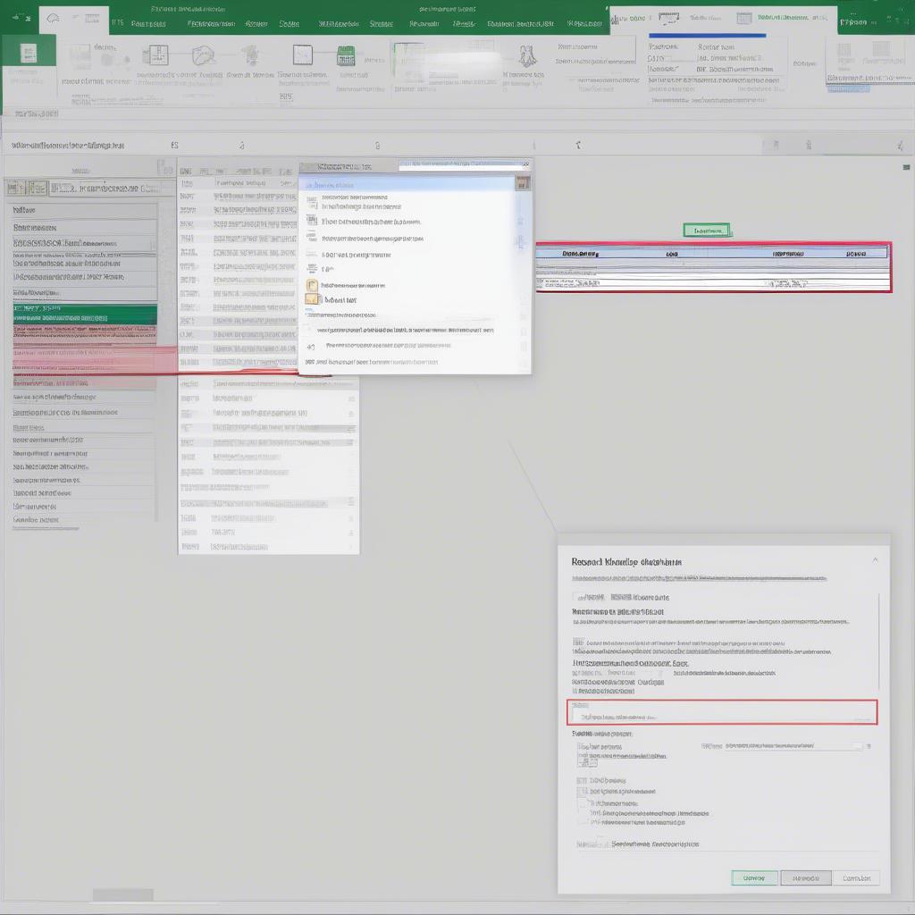 Khôi phục kích thước ô mặc định trong Excel