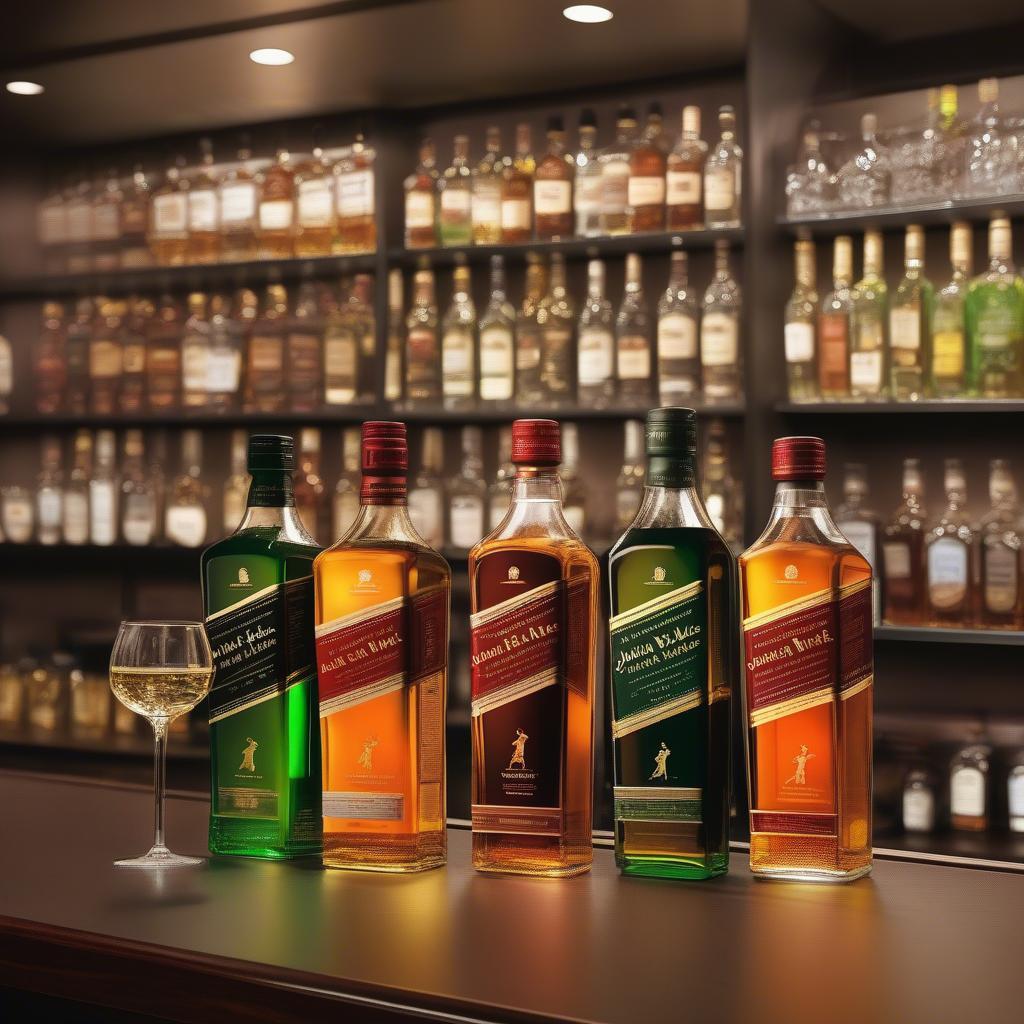 Kích thước chai Johnnie Walker Standard 700ml