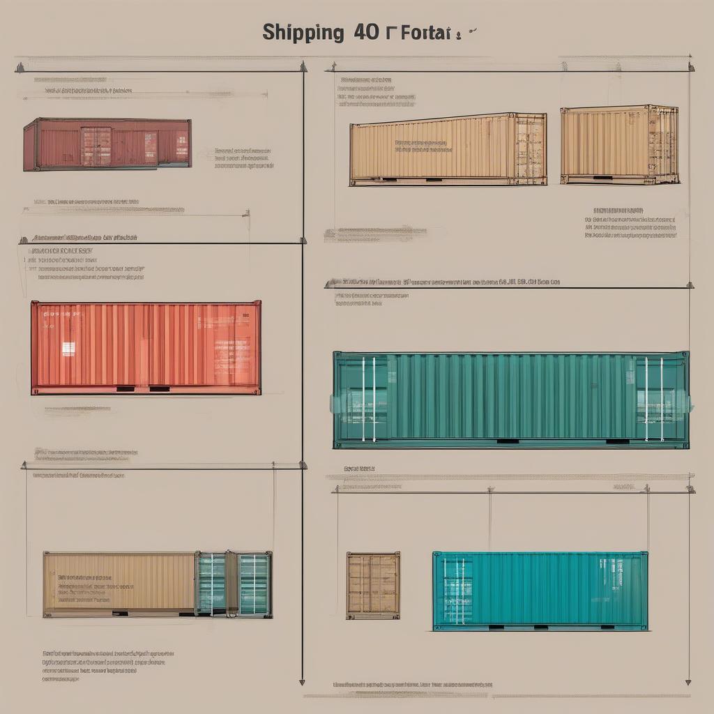 Kích thước container 40 feet