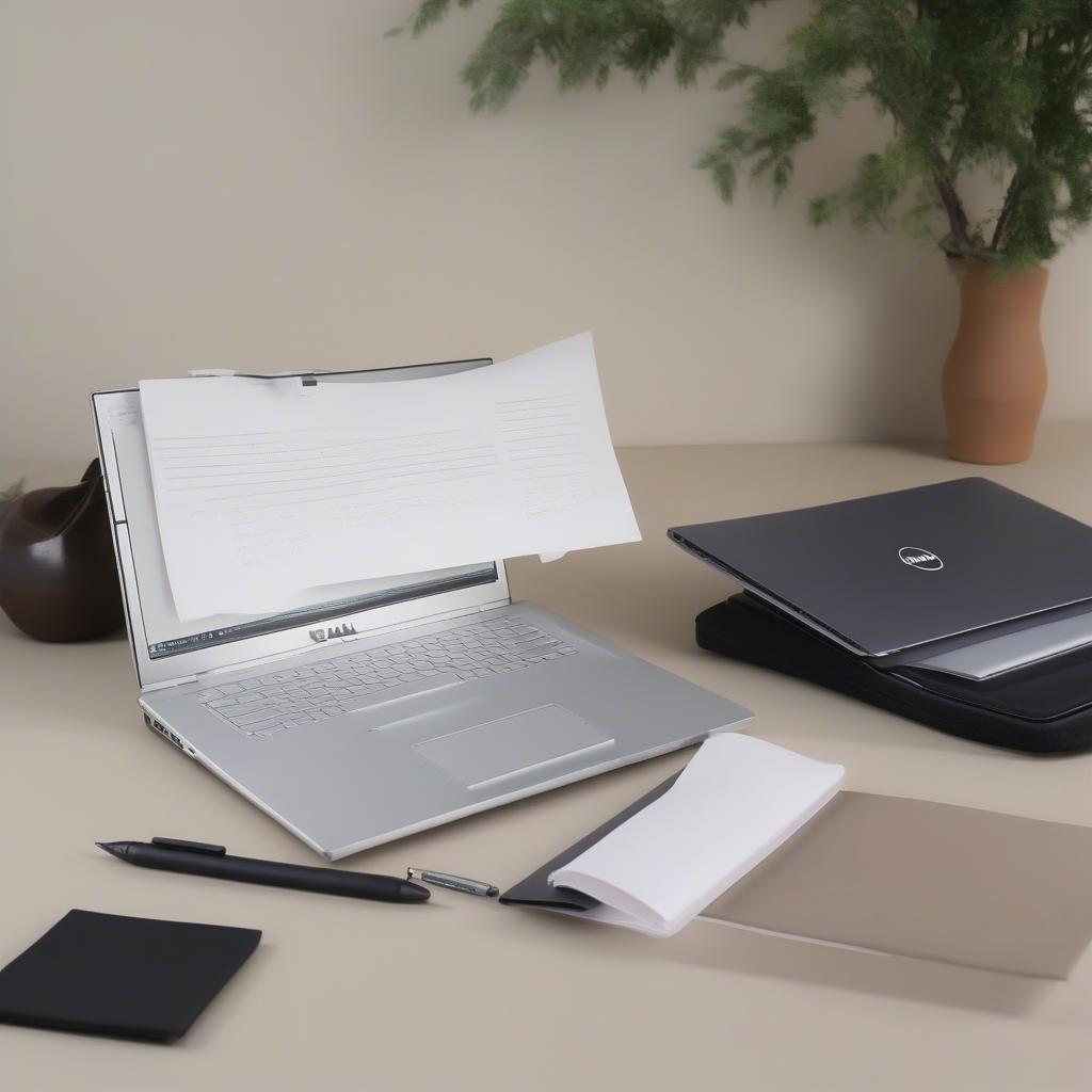 So sánh kích thước Dell E7440 với các vật dụng khác