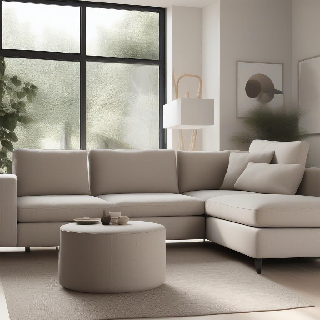 Kích thước ghế sofa dài góc L