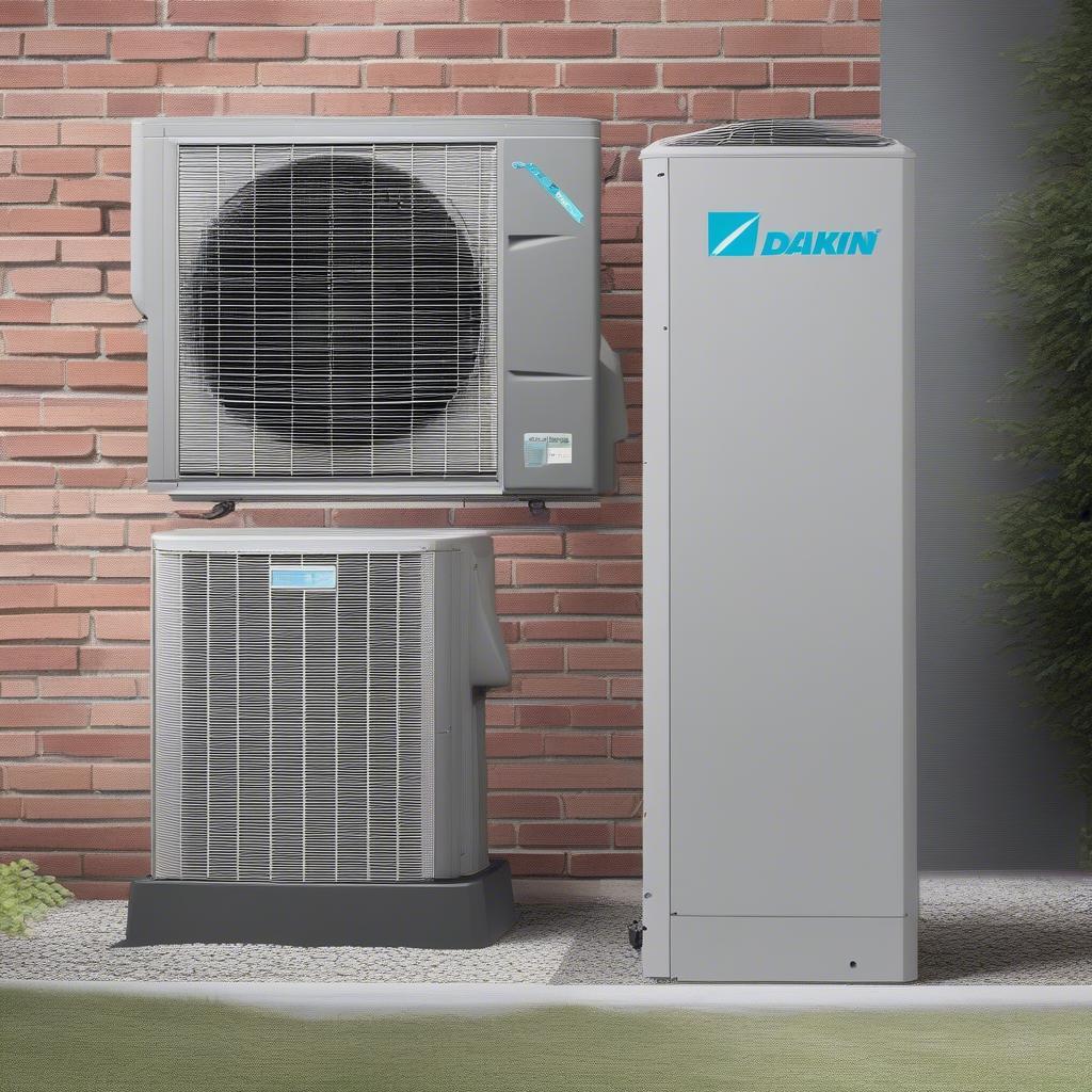 Kích thước giàn nóng máy lạnh Daikin tiết kiệm năng lượng