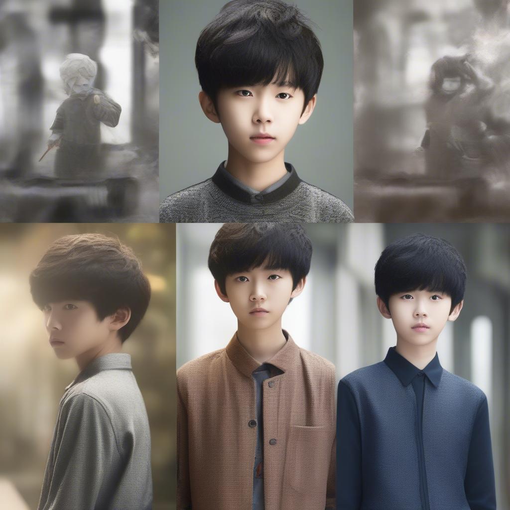 Lưu hình ảnh TFBOYS định dạng PNG JPG