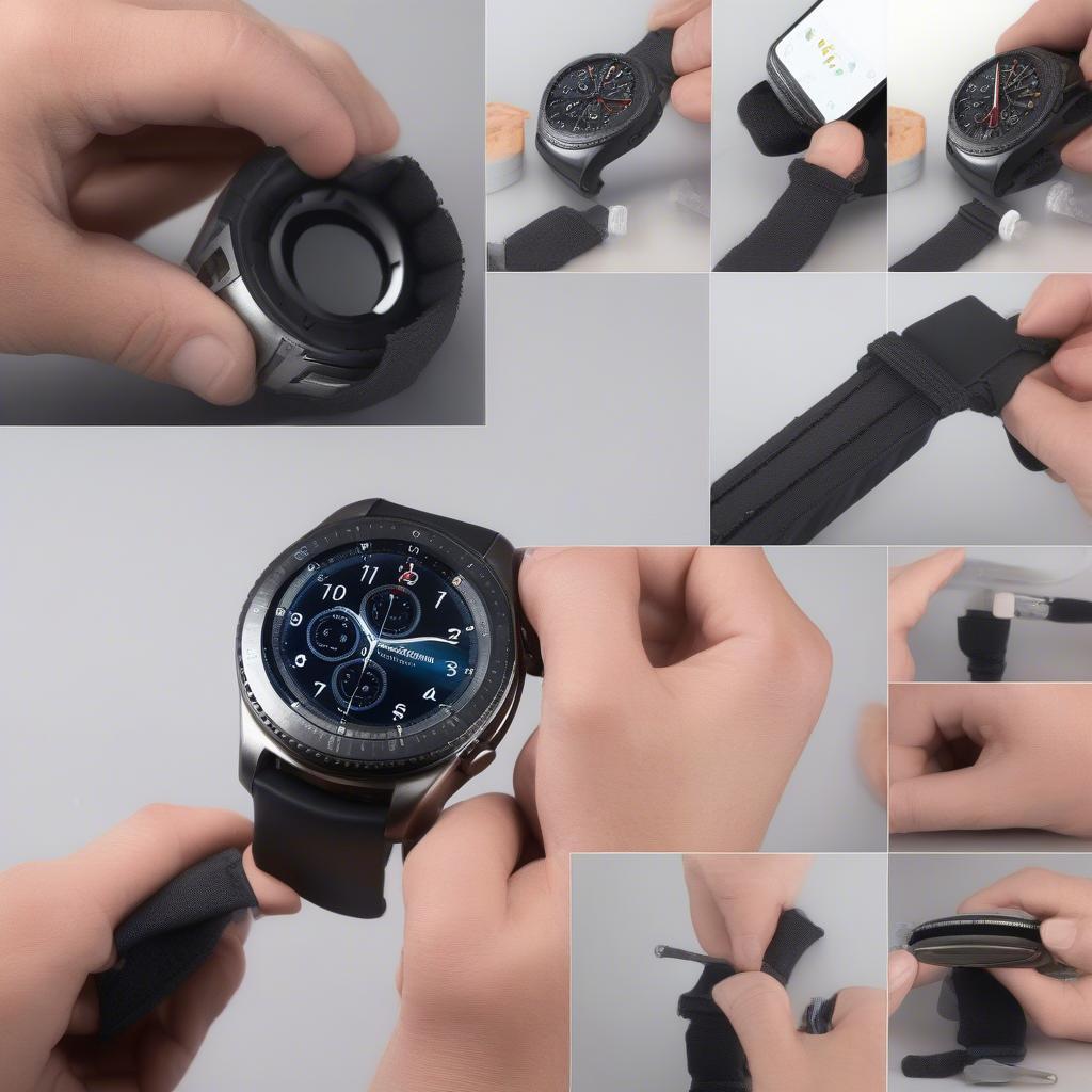 Mẹo thay dây đồng hồ Gear S3 L