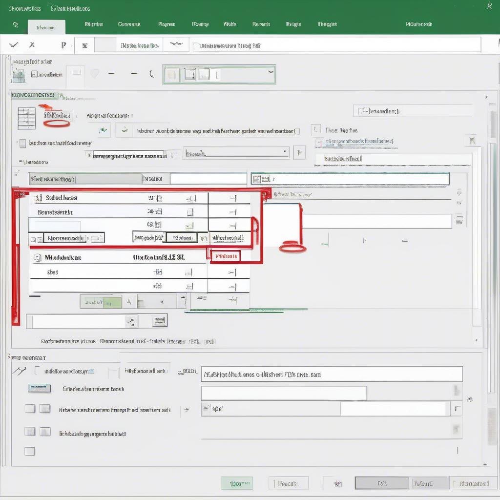 Nhập kích thước ô cụ thể trong Excel