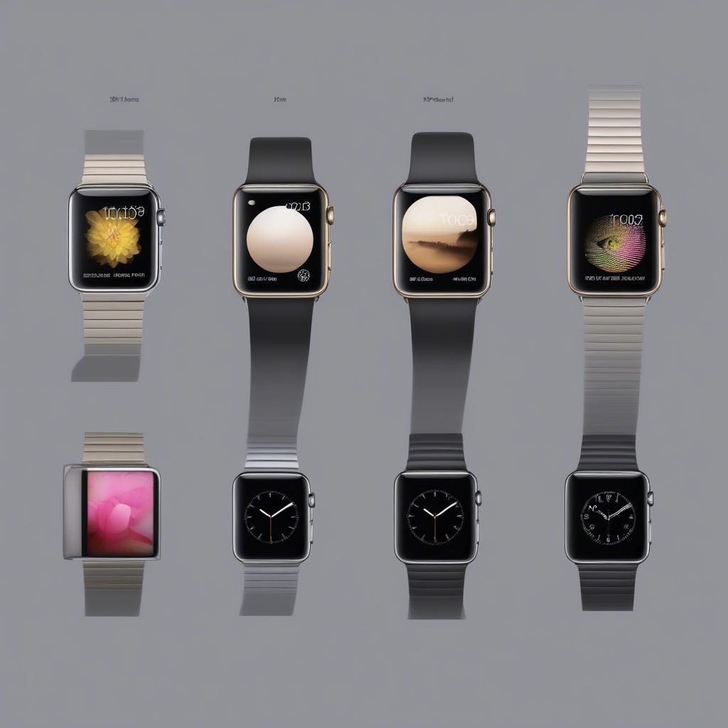 So sánh Apple Watch 44mm với các kích thước khác