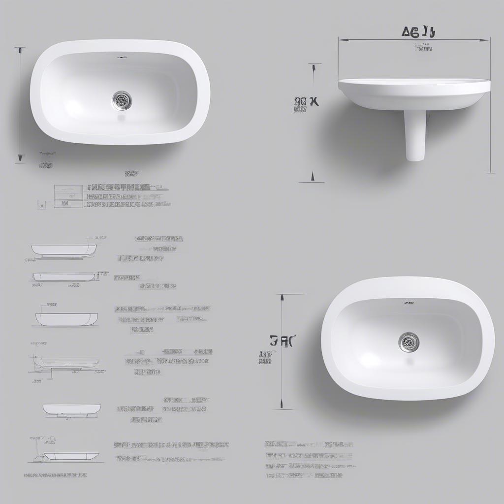 So sánh kích thước chậu rửa Inax các model