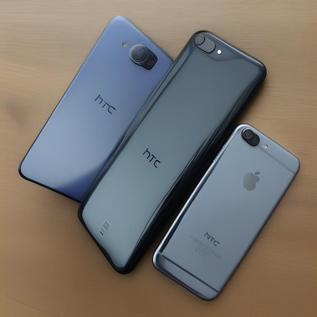 So sánh kích thước HTC U11 với iPhone 7 Plus