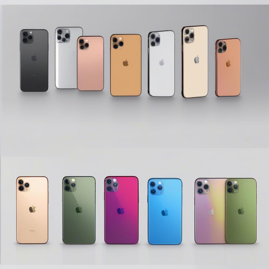 So sánh kích thước màn hình iPhone 11 Pro với các mẫu iPhone khác