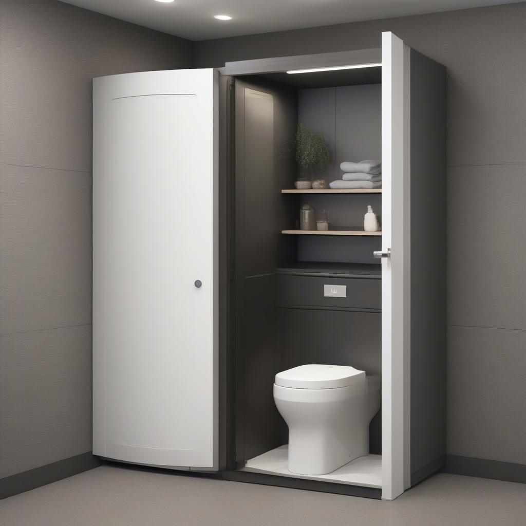 Thiết Kế Buồng WC Nhỏ Gọn