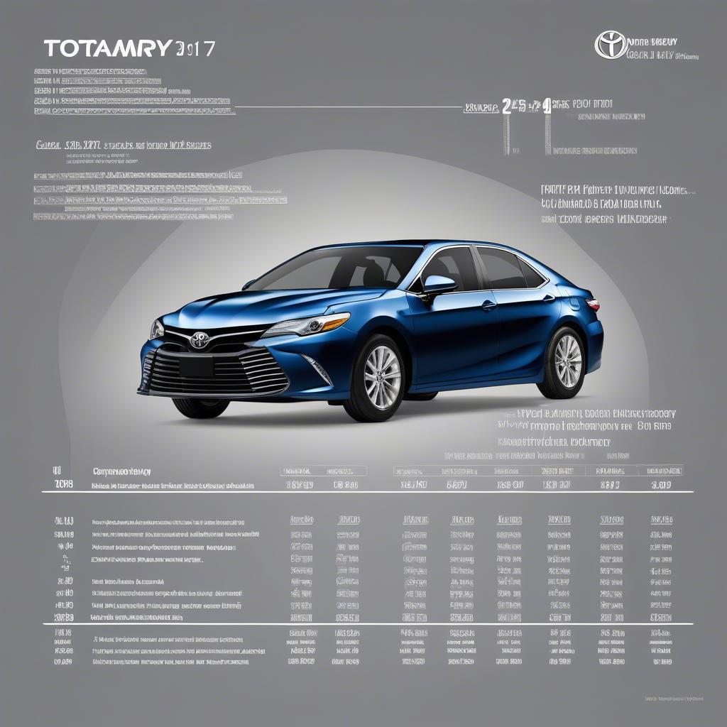 Trọng lượng Camry 2.0E 2017