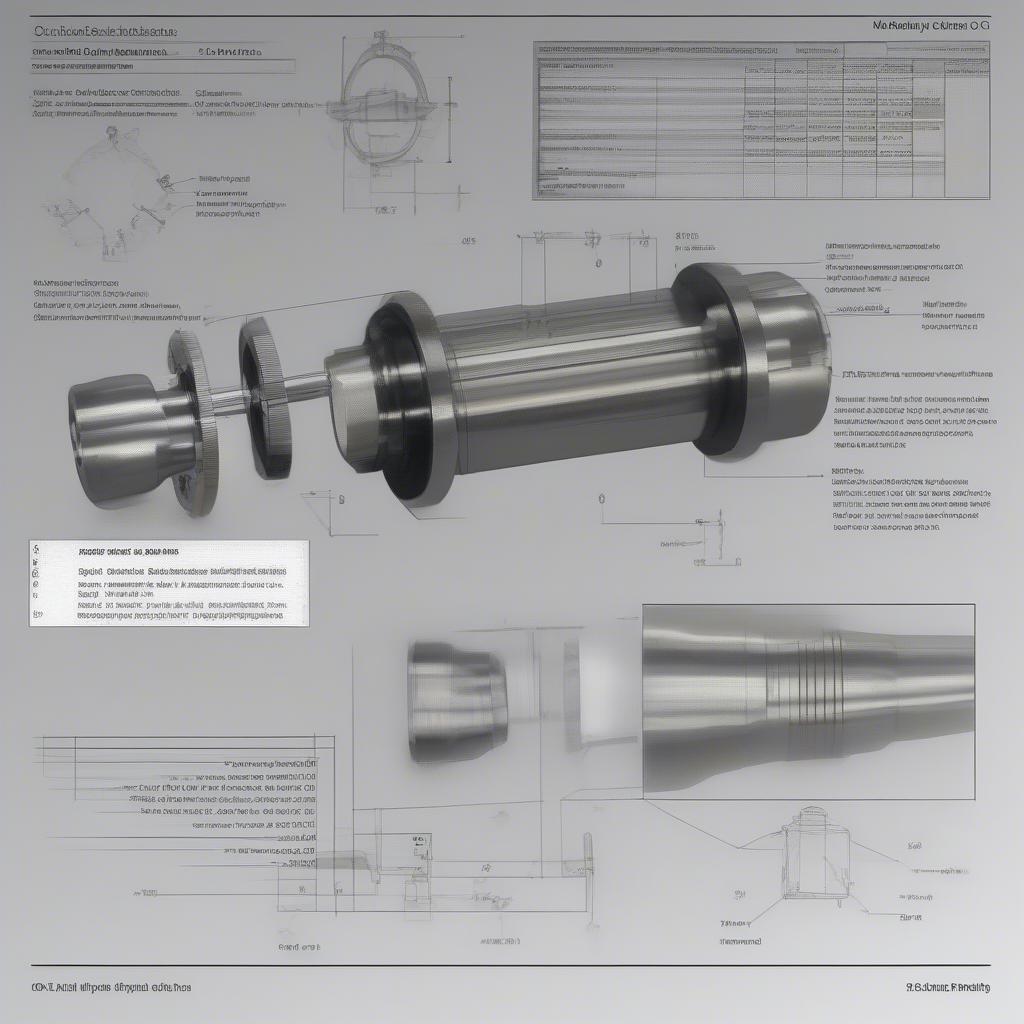 Ứng dụng kích thước 22mm 0.5c o trong ngành cơ khí