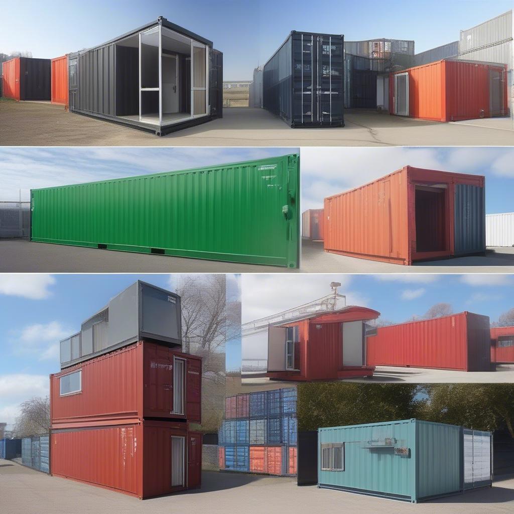 Ứng dụng thực tế container 20 feet