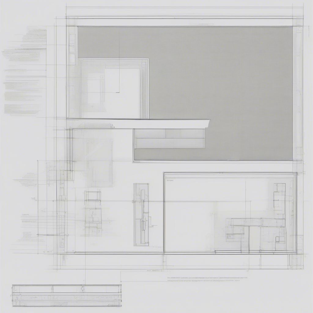 Ví dụ kích thước line CAD