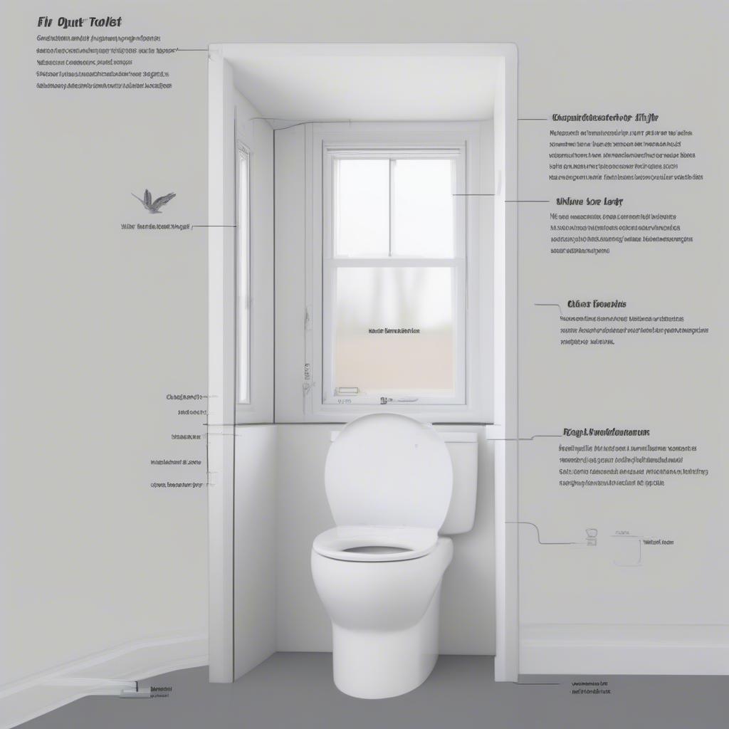 Các yếu tố ảnh hưởng đến việc lựa chọn kích thước cửa sổ lật toilet